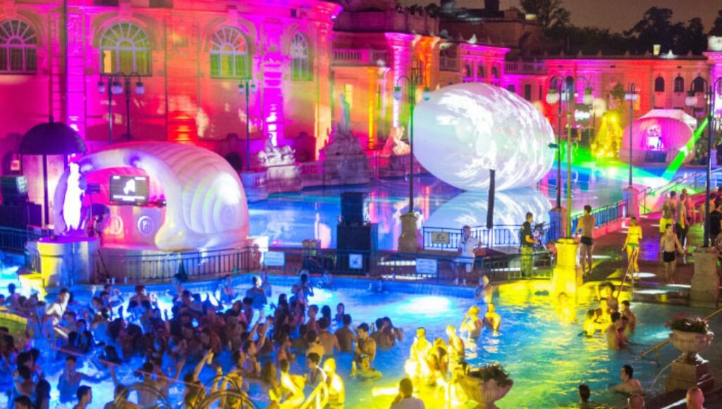 Budapest hot beach party